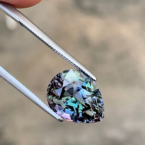 Unheated 5.82CT Mermaid Tanzanite from Tanzania